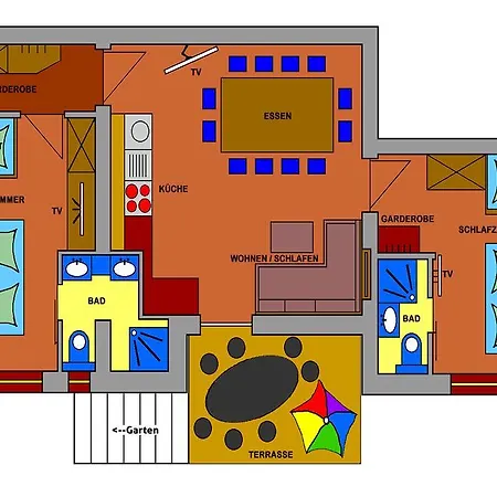 Gschlössle Ferienwohnungen Jerzens Zimmer foto